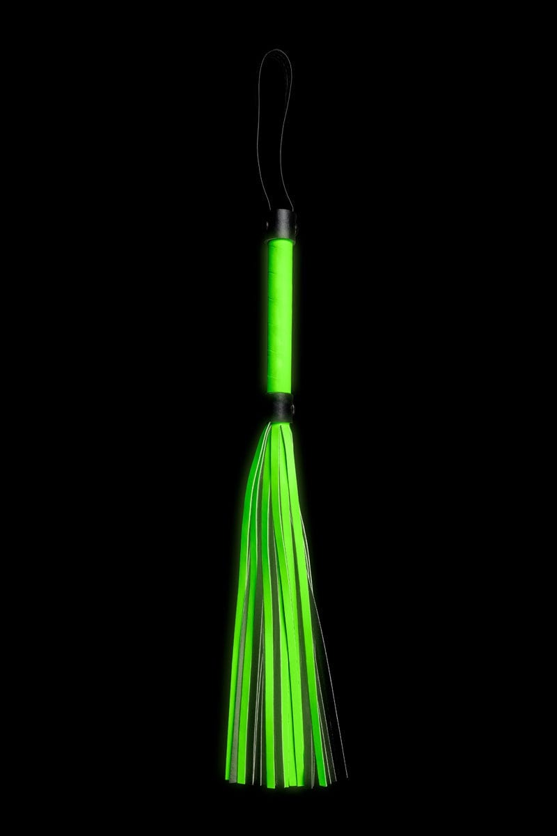 Martinet BDSM phosphorescent en cuir synthétique - Ouch!