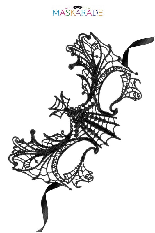 Masque loup sexy en dentelle brodée souple AUBE taille unique - Maskarade