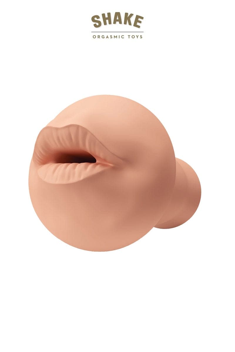 Masturbateur bouche pulpeuse pour hommeRealistic Blow Job 15cm - Shake