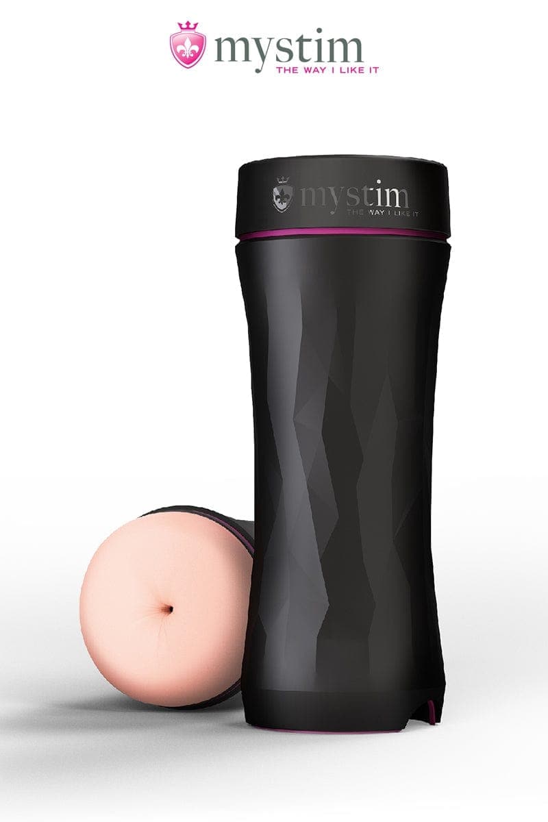 Masturbateur électro-stimulant masculin orifice anal réaliste Opus E 17,5cm - Mystim