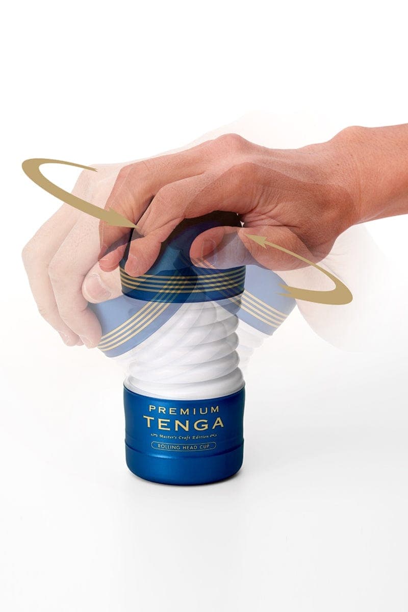 Masturbateur flexible sensation 360° Premium Rolling Head Cup - Tenga