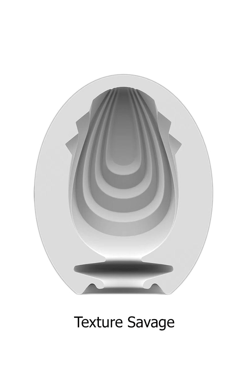 Masturbateur masculin en forme d’œuf Egg Savage 7cm x 5cm - Satisfyer