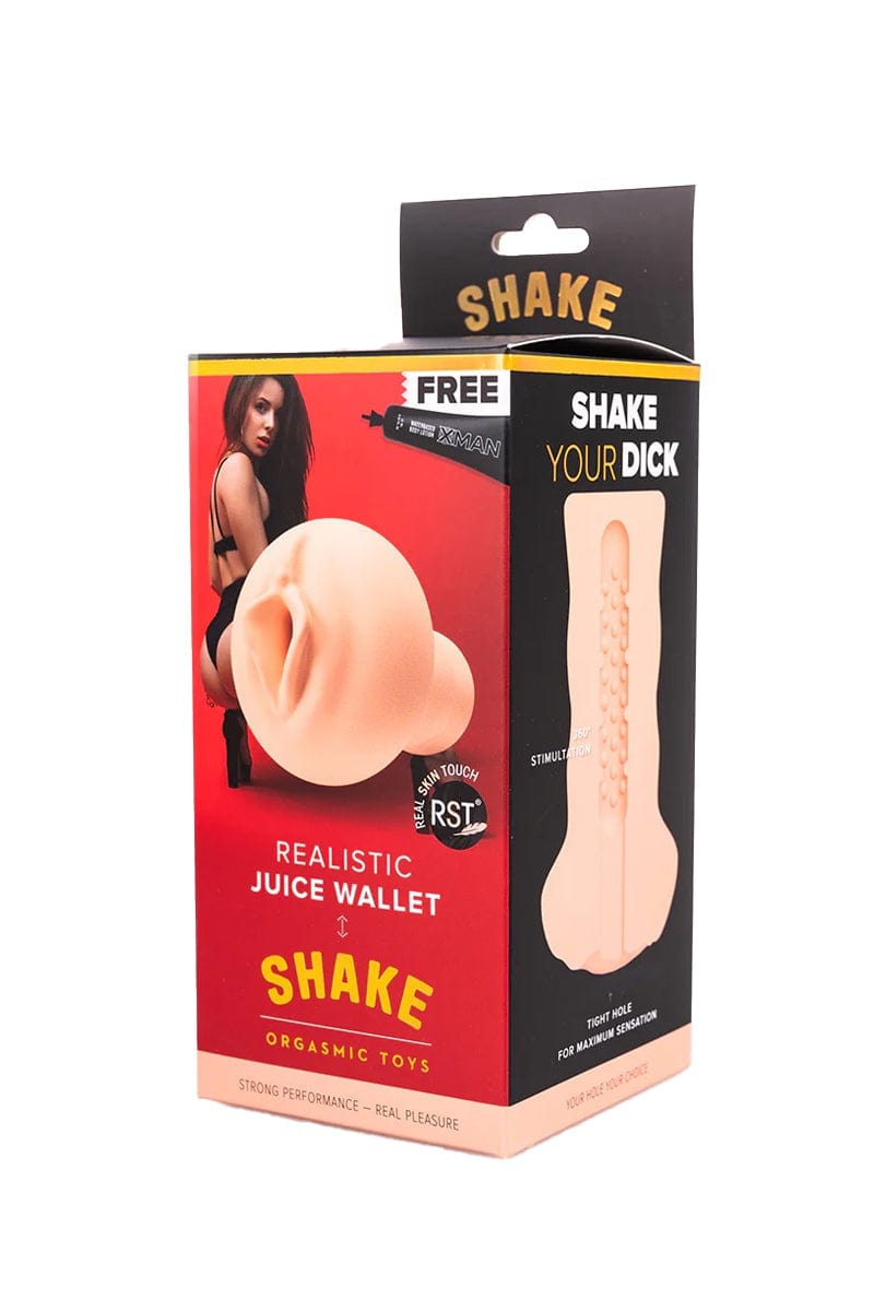 Masturbateur masculin vagin réaliste Juice Wallet - Shake