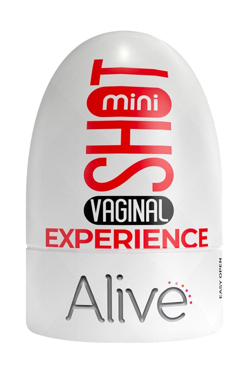 Masturbateur Mini de poche doux et texturé forme de vagin 8,5 x 5 cm - Alive