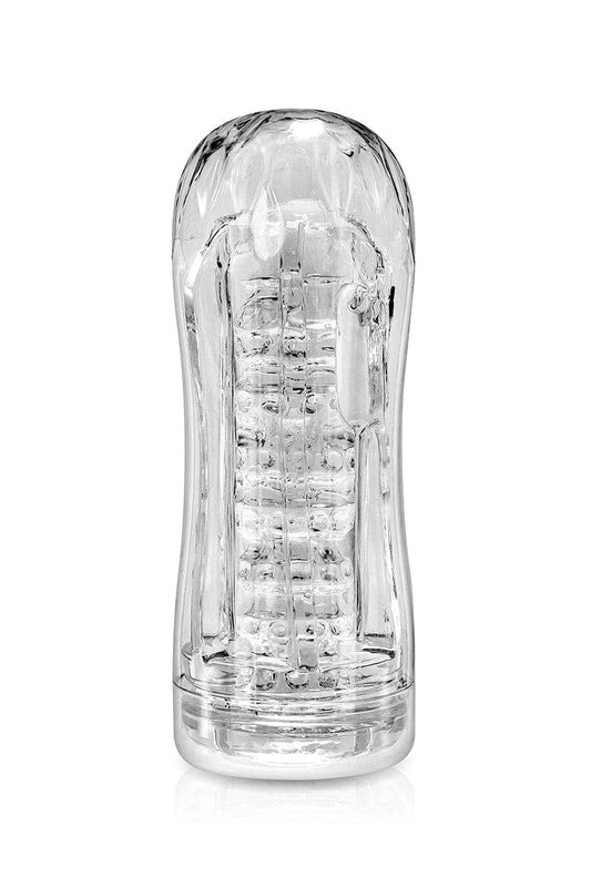 Masturbateur sensation fellation profonde réaliste 16,5cm - Blue Junker