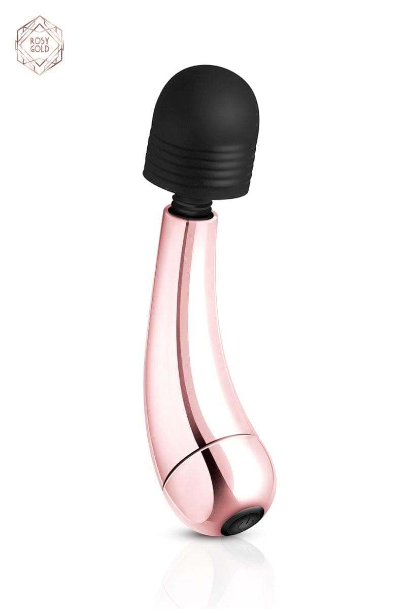 Mini Curve Massager stimulateur courbé rechargeable 13 x 3 cm- Rosy Gold