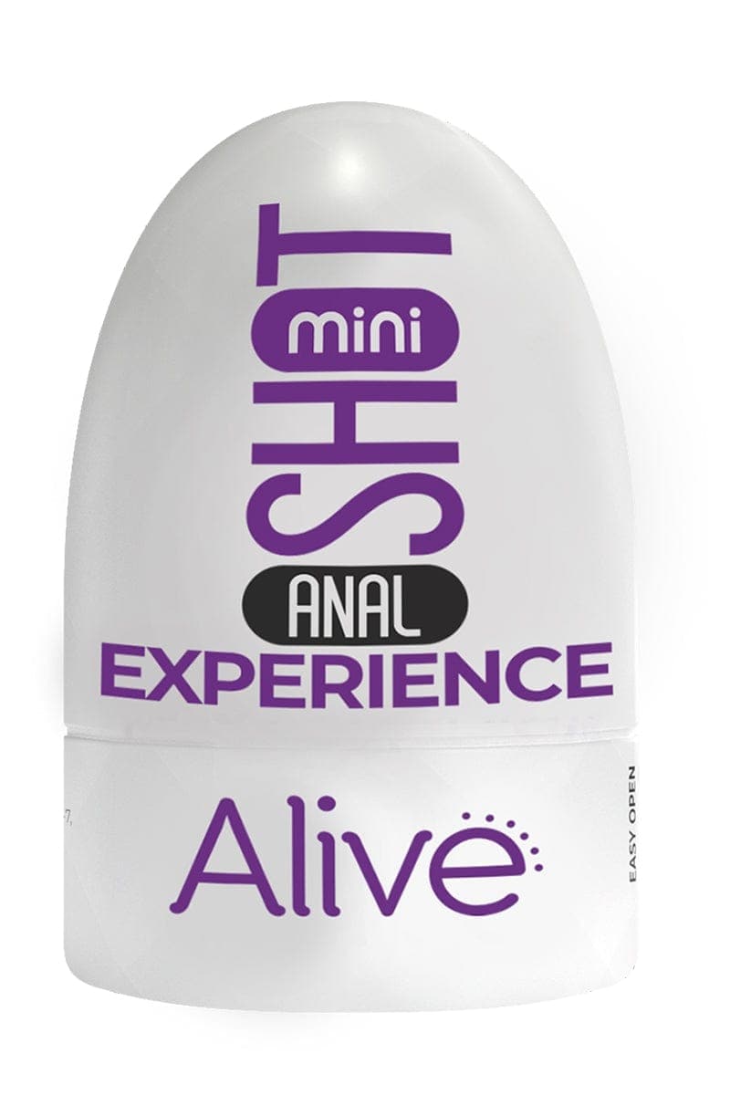 Mini masturbateur anal doux et texturé 8,5 x 5 cm de poche - Alive