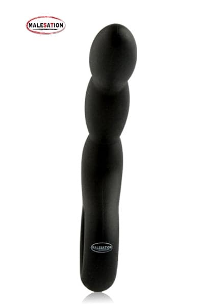 Mini plug anal en silicone en forme de doigt Black Finger - Malesation
