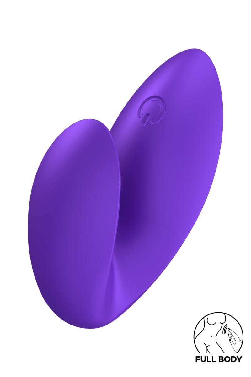 Mini stimulateur vibrant unisexe Love Riot violet - Satisfyer