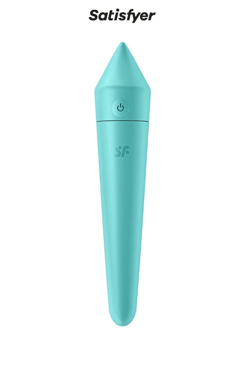 Mini vibro bullet connecté Ultra power bullet 8 turquoise - Satisfyer