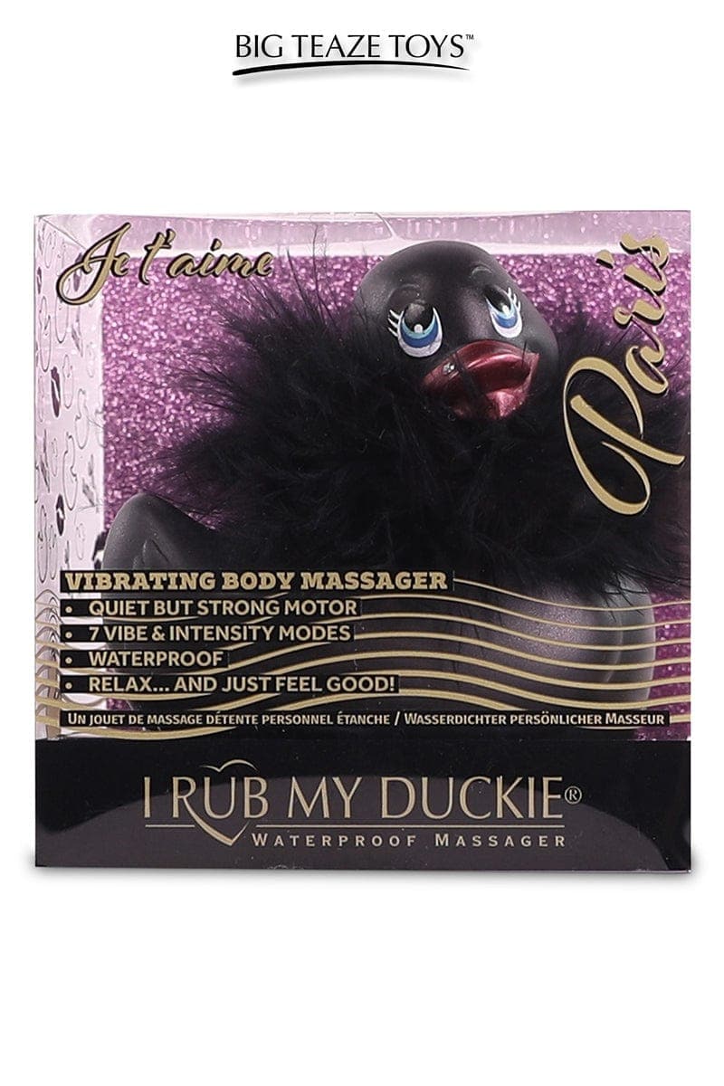Mini vibro canard vibrant étanche pour jouer dans le bain Duckie Paris - Big teaze toys