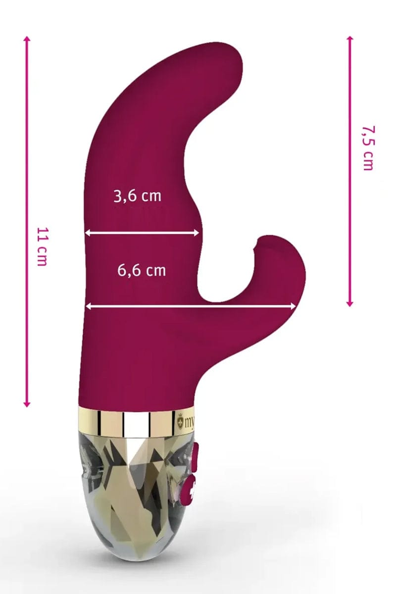 Mini vibro rabbit Hop Hop Bob de luxe 8 modes de vibrations - Mystim