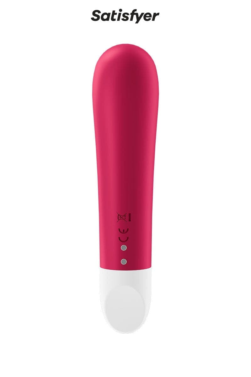 Mini vibro Ultra power bullet 1 rouge 12 modes de vibrations - Satisfyer