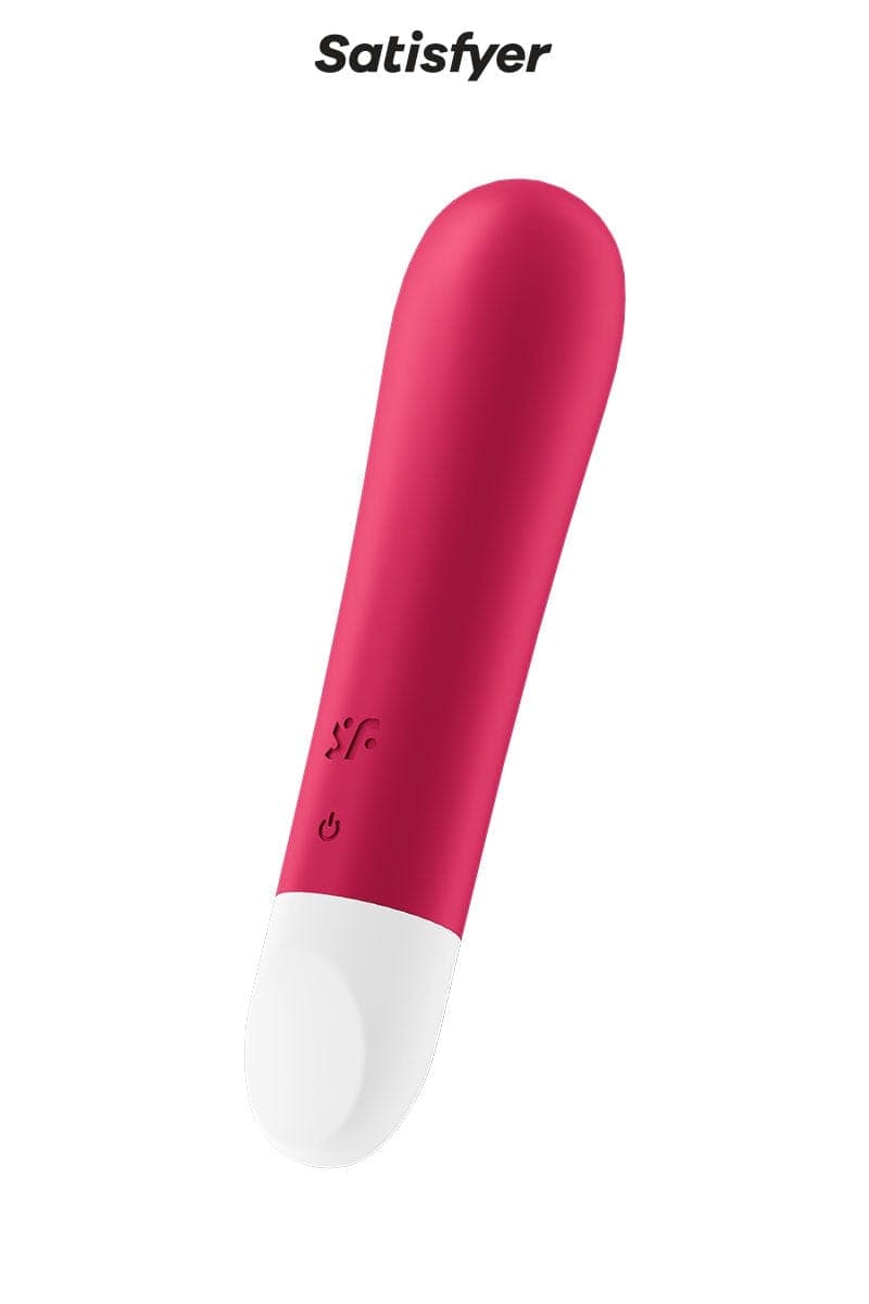 Mini vibro Ultra power bullet 1 rouge 12 modes de vibrations - Satisfyer
