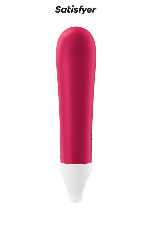 Mini vibro Ultra power bullet 1 rouge 12 modes de vibrations - Satisfyer