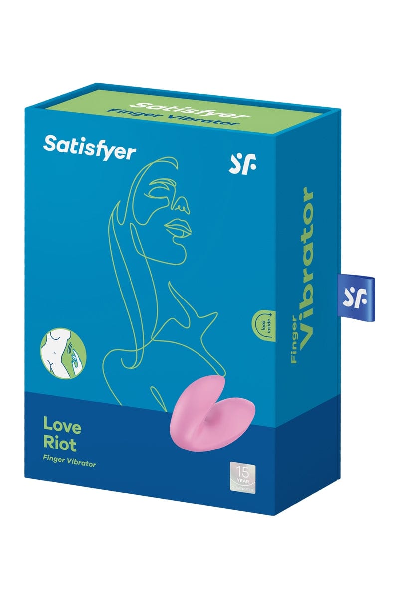 Mini vibromasseur stimulant érogène Love Riot rose - Satisfyer