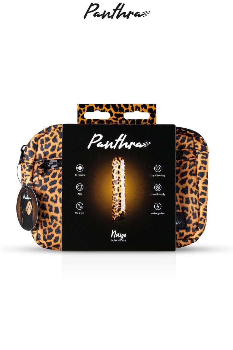 Mini vibromasseur stimulateur clitoris bullet Nayo + pochette - Panthra