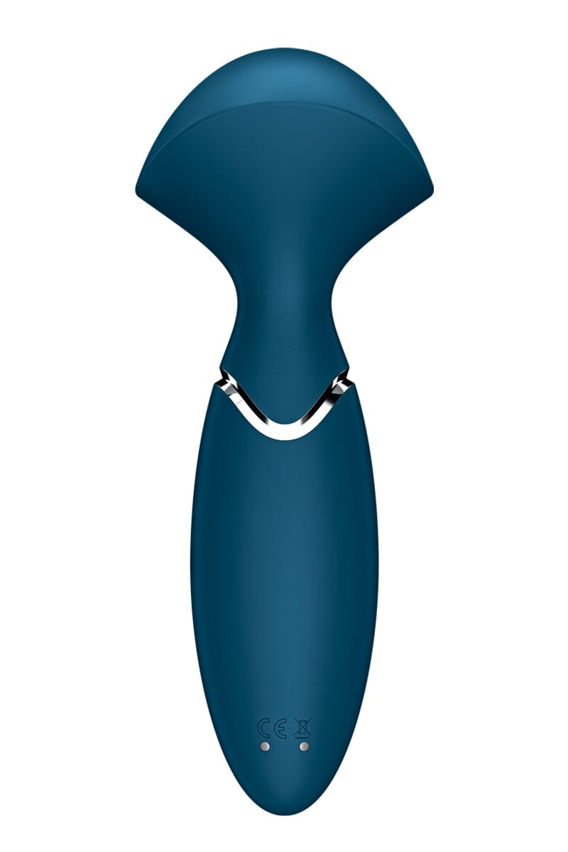 Mini Vibromasseur Wand-er bleu 14,5 cm format voyage - Satisfyer