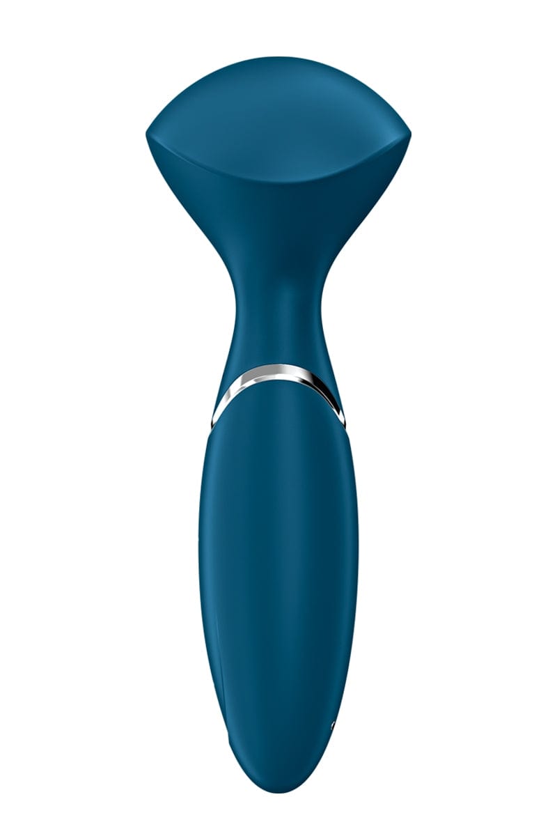 Mini Vibromasseur Wand-er bleu 14,5 cm format voyage - Satisfyer