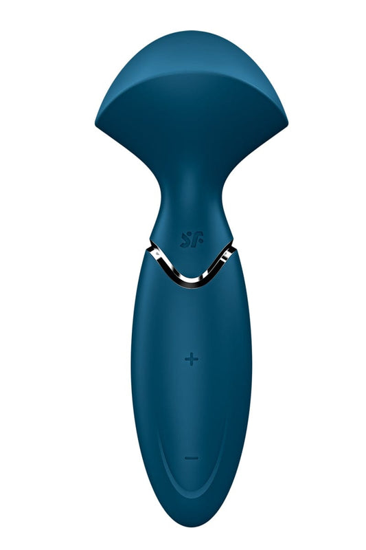 Mini Vibromasseur Wand-er bleu 14,5 cm format voyage - Satisfyer