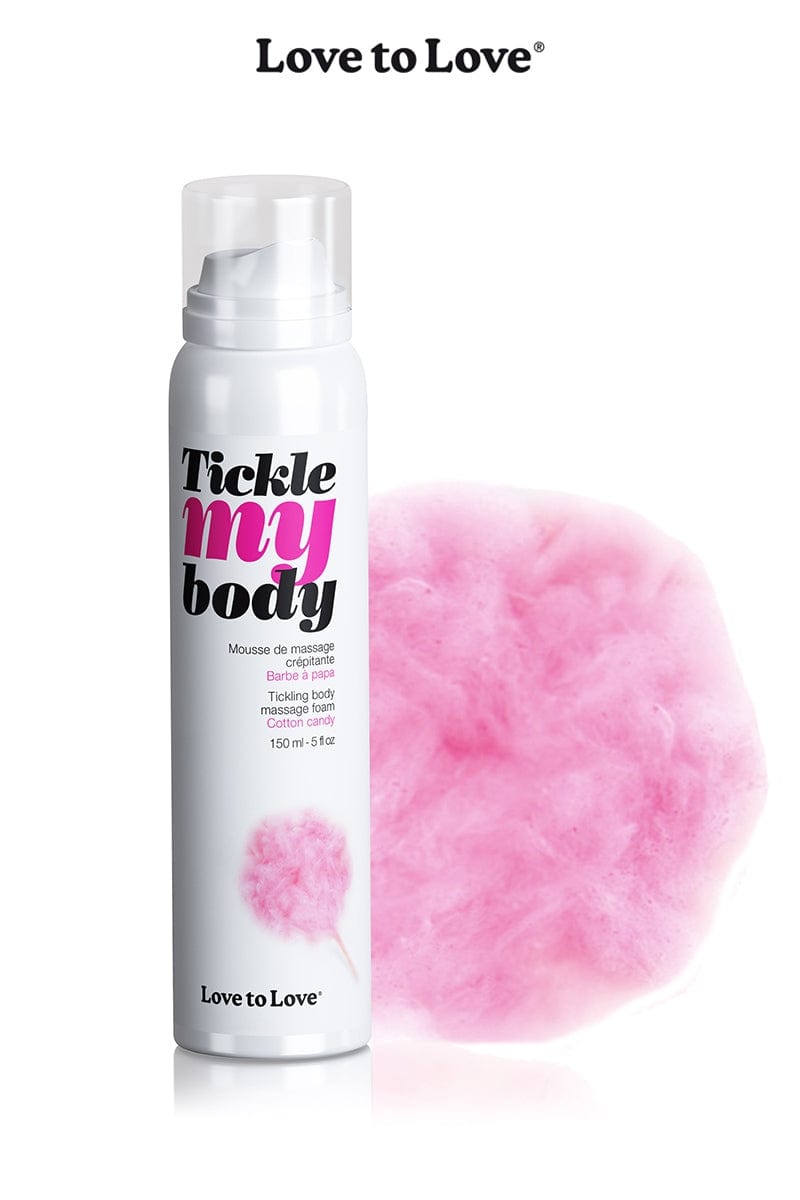 Mousse crépitante pour massage érotique barbe à papa - Love To Love