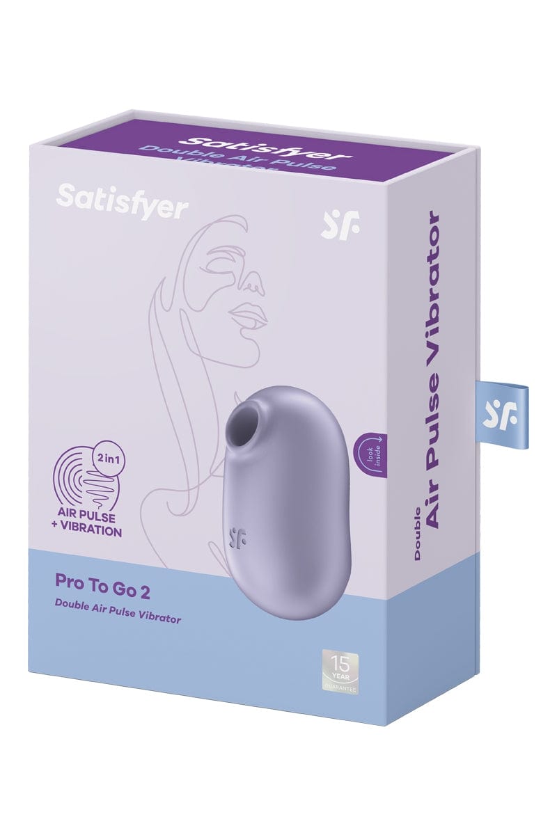 Nouveau stimulateur clitoridien de poche Pro To Go 2 lavande - Satisfyer