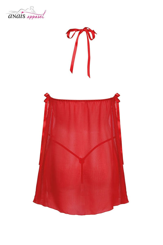 Nuisette fendue et string assorti pour femme Belinda - Anaïs Lingerie