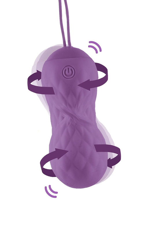 Oeuf stimulant télécommandée pour jeux érotique en couple Twisty - Feelztoys