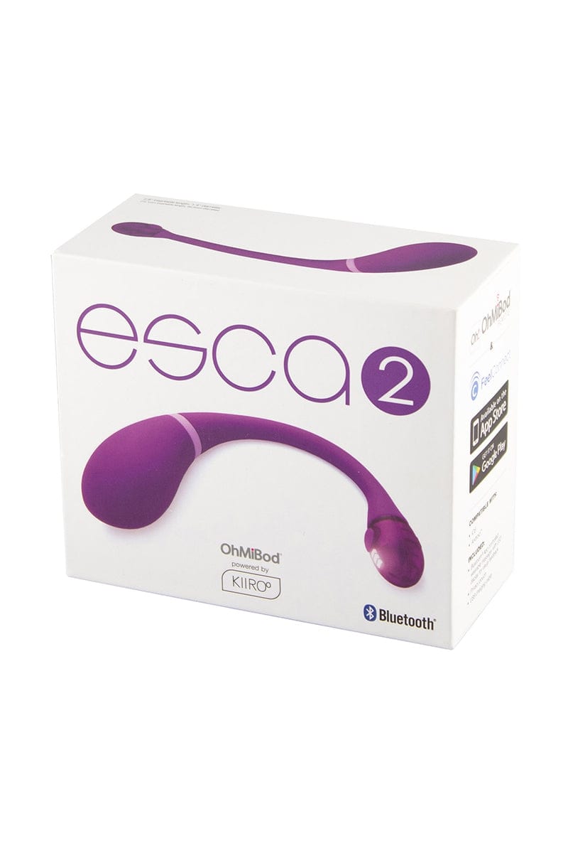 Oeuf vibrant lumineux LED connecté avec smartphone Esca 2 - Kiiroo