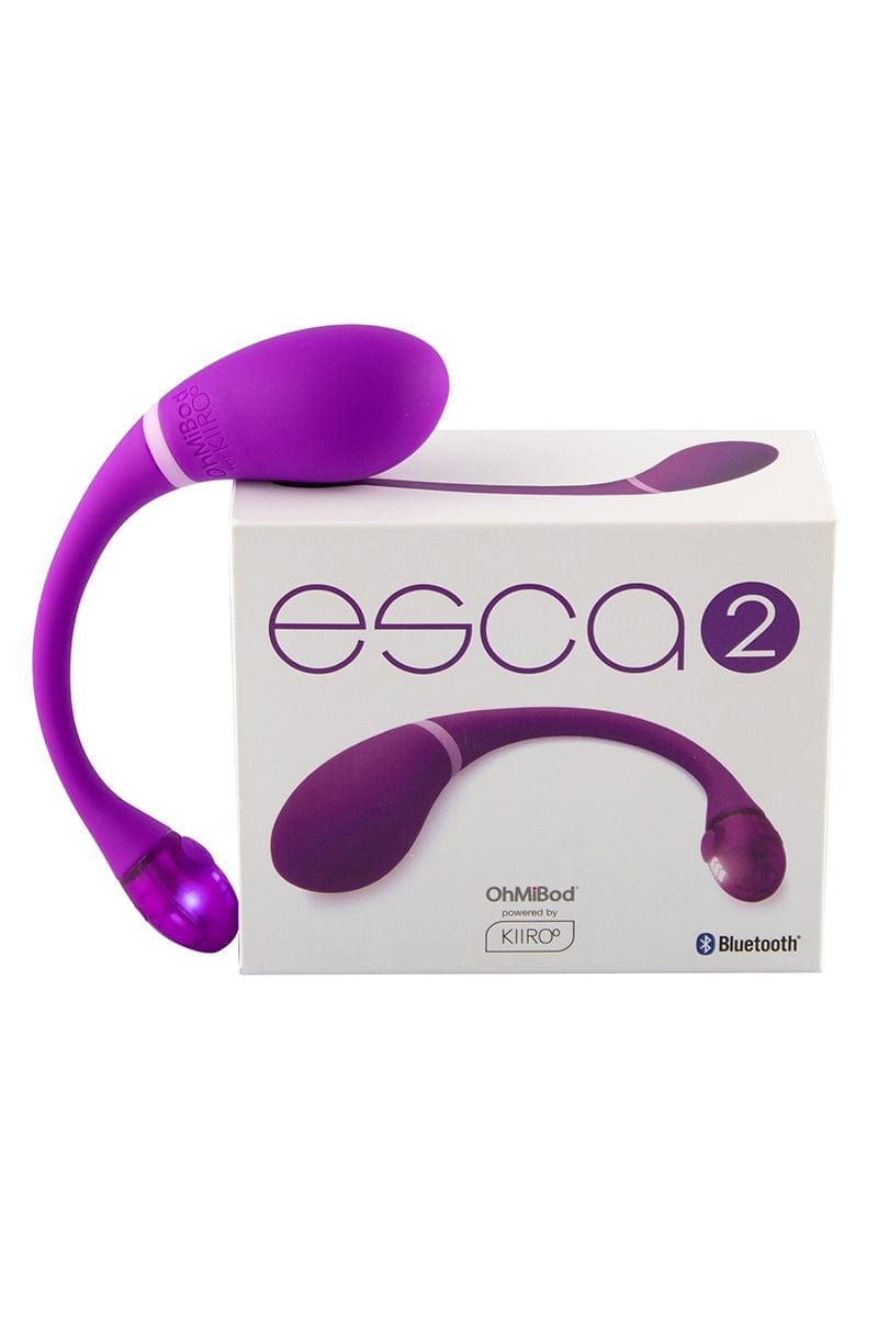 Oeuf vibrant lumineux LED connecté avec smartphone Esca 2 - Kiiroo