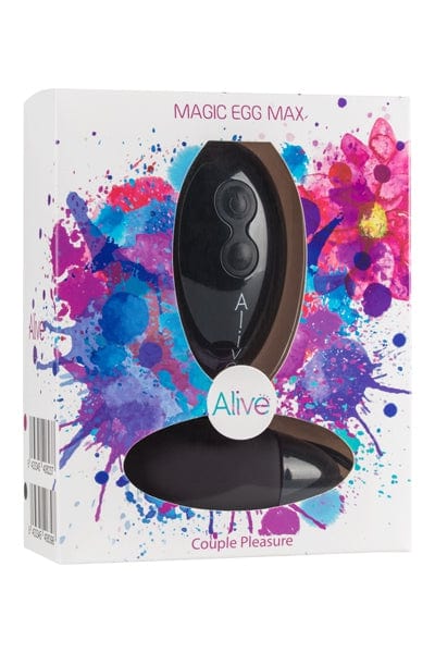Oeuf vibrant sans fil pour plaisir vaginal Magic Egg Max Black - Alive
