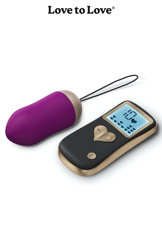 Oeuf vibrant télécommandé à pile pourpre Cry Baby Purple Rain - Love to Love