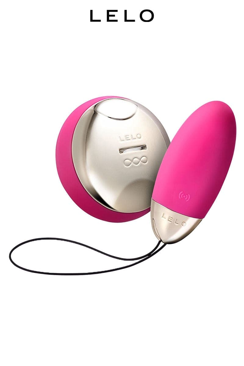 Oeuf vibrant télécommandé de luxe Lyla 2 portée 12 mètres Cerise - Lelo