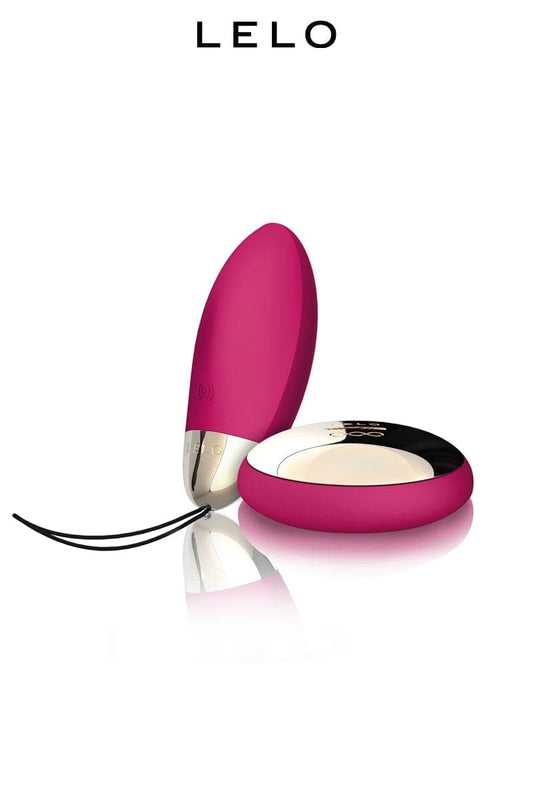 Oeuf vibrant télécommandé de luxe Lyla 2 portée 12 mètres Cerise - Lelo