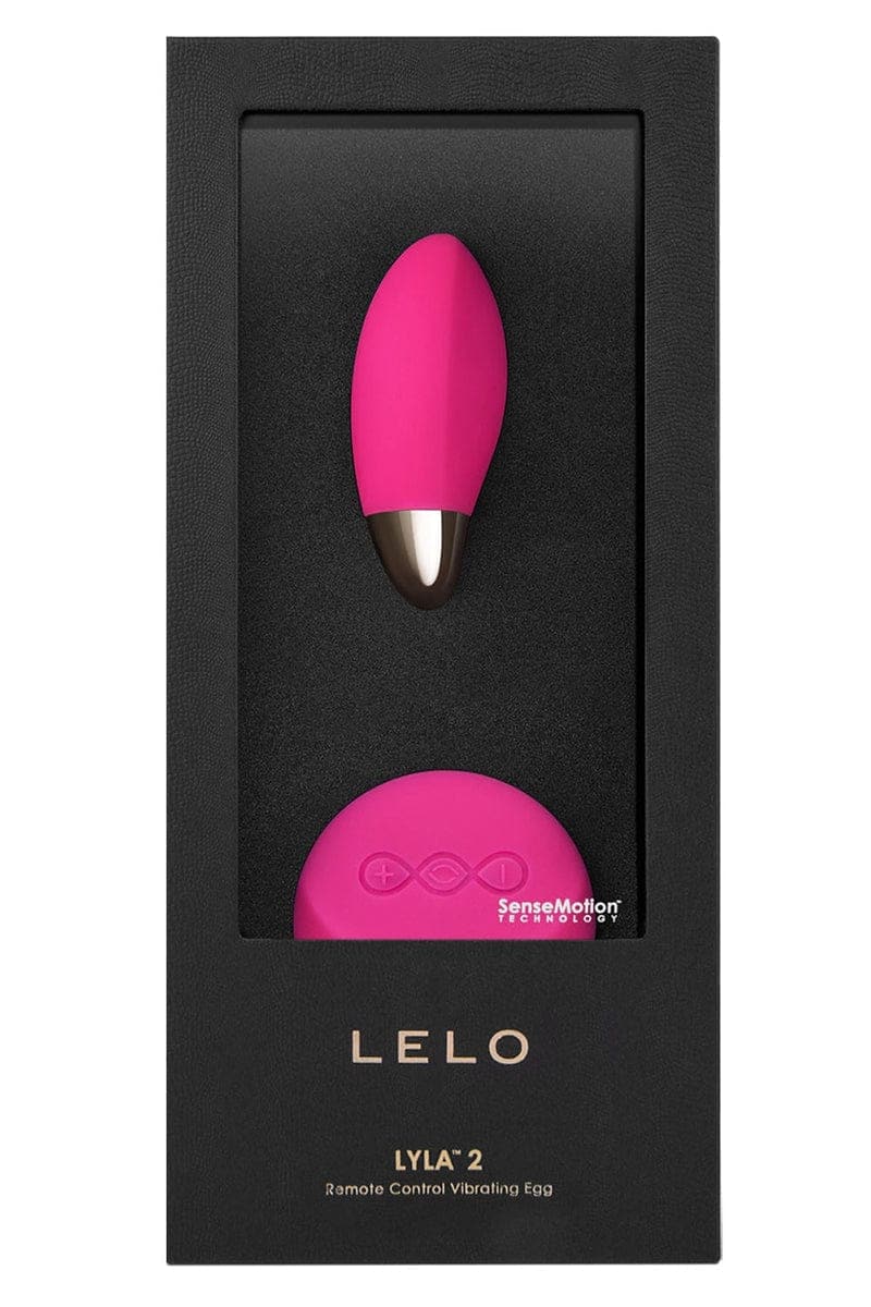 Oeuf vibrant télécommandé de luxe Lyla 2 portée 12 mètres Cerise - Lelo