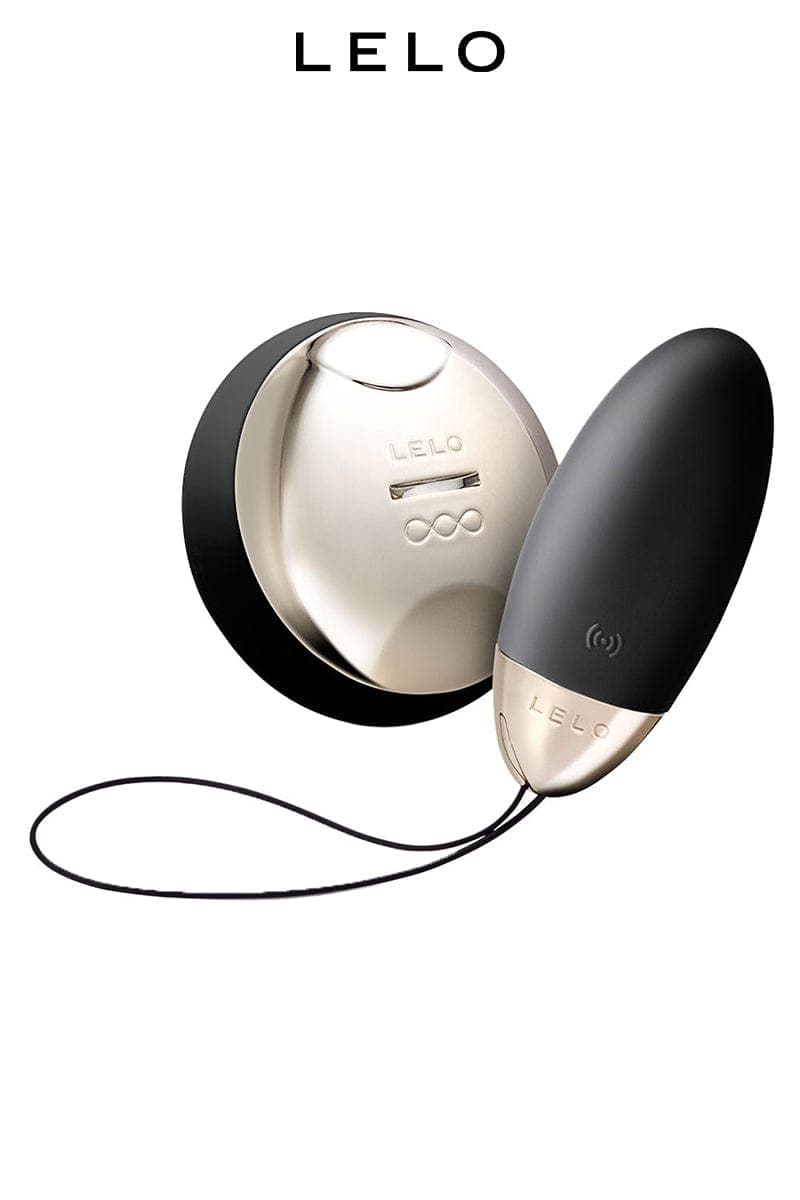 Oeuf vibrant télécommandé en silicone Lyla 2 noir 8cm autonomie 2h - Lelo