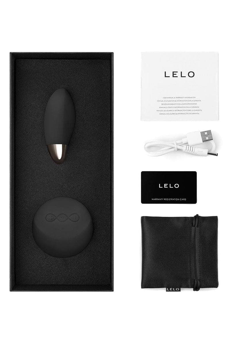 Oeuf vibrant télécommandé en silicone Lyla 2 noir 8cm autonomie 2h - Lelo