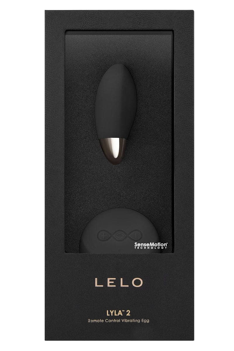 Oeuf vibrant télécommandé en silicone Lyla 2 noir 8cm autonomie 2h - Lelo