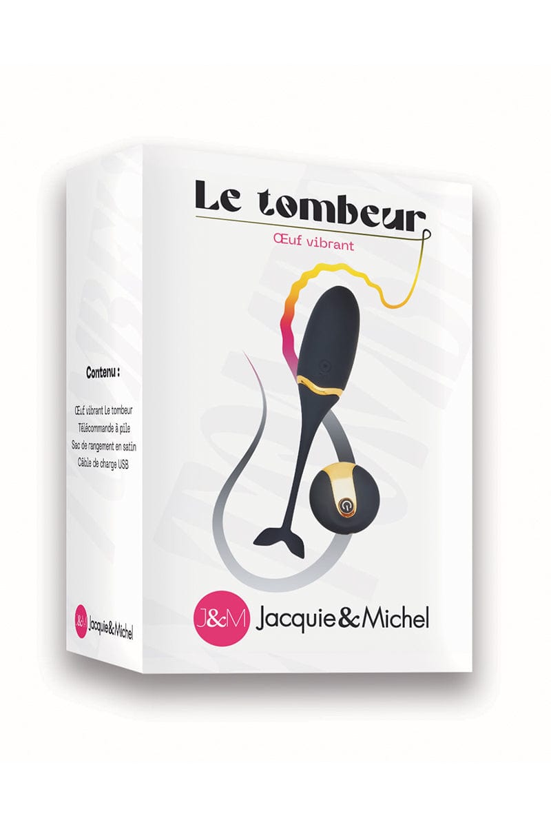 Oeuf vibrant télécommandé pour couple Le tombeur - Jacquie et Michel