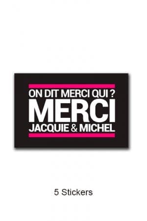 Pack 5 stickers J&M n°4