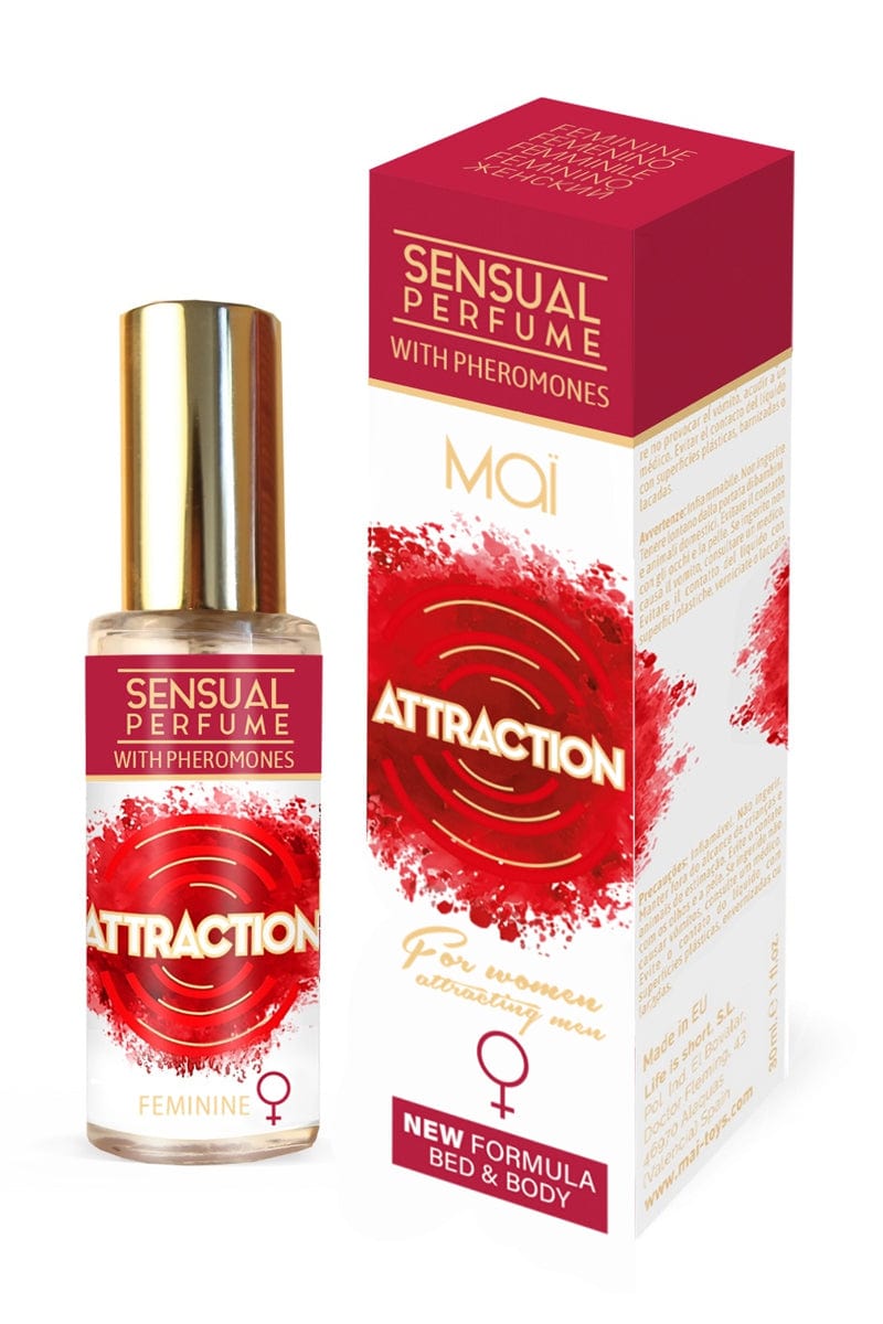Parfum féminin aux phéromones arôme floral et oriental 30ml - Attraction