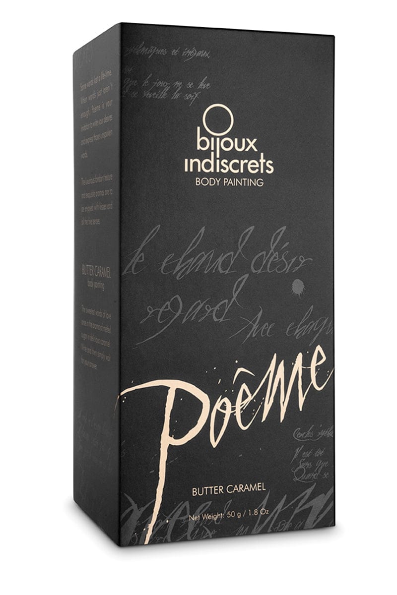 Peinture de corps comestible jeux érotiques Poême caramel - Bijoux Indiscrets