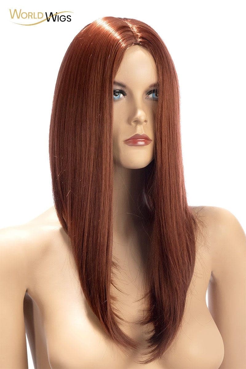 Perruque érotique pour soirée cosplay sexy en couple Nina auburn - World Wigs