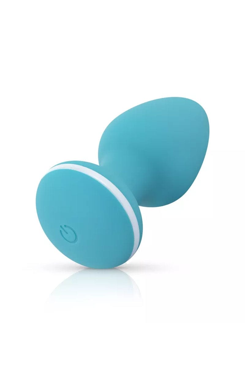Petit plug vibrant en silicone étanche 10 modes vibrant Blanca - Cala Azul
