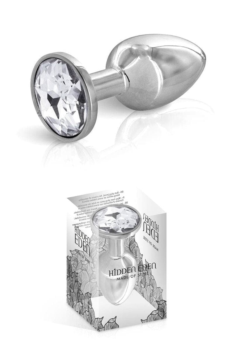Plug anal bijou intime en aluminium petite Taille S - Hidden Eden
