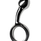 Plug anal en acier lisse pour stimulation prostate Plug + pochette de rangement - Sinner Gear