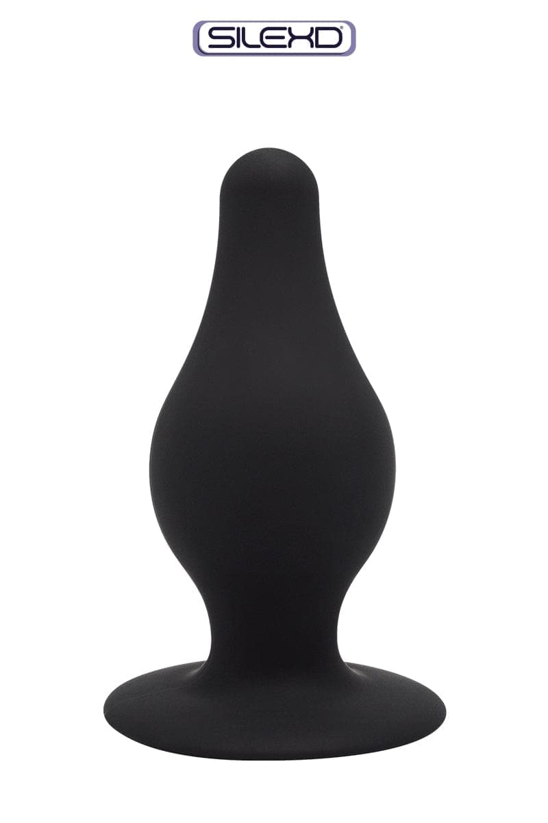 Plug anal en silicone double densité modèle 2 taille L 10,2cm pour débutant - SilexD