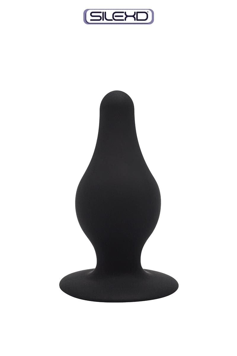 Plug anal en silicone double densité modèle 2 taille S 7,2cm - SilexD