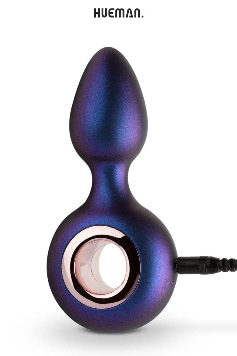 Plug anal et prostate vibrant 6 modes rond Deep Space - Hueman