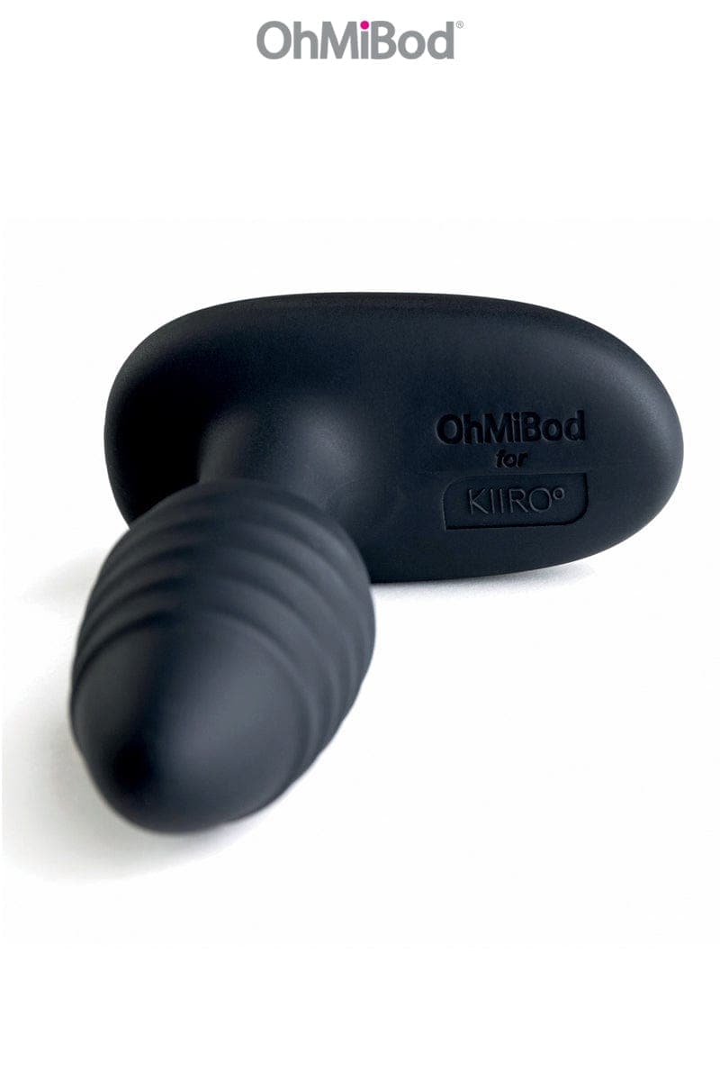 Plug anal lumineux en silicone vibrant connecté à distance Lumen 10,1cm - Kiiroo